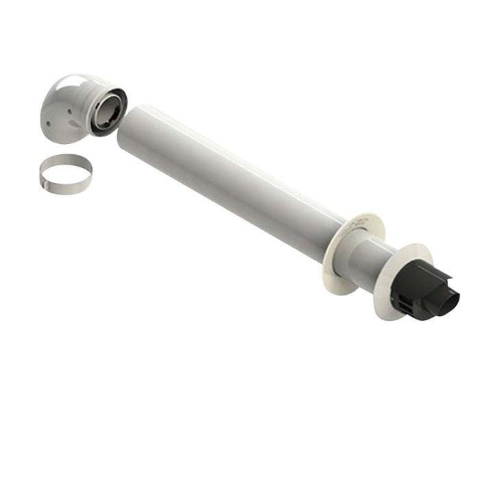 stabile stabile kit coassiale universale adatto per caldaie a condensazione ariston beretta chaffoteaux riello vaillant - foto 1