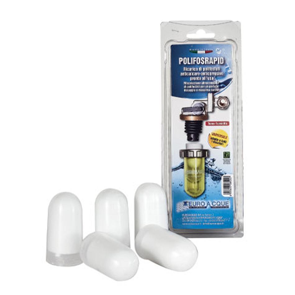 euroacque polifosfato blister cartucce ricarica 5pz - ricariche per dosatori - foto 1