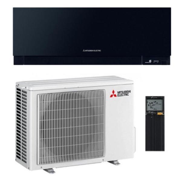 mitsubishi mitsubishi climatizzatore condizionatore mono kirigamine 12000 btu nero - wifi - foto 1