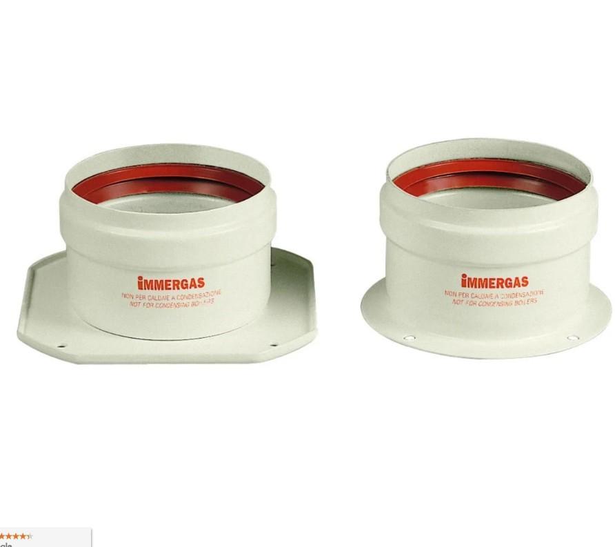 immergas immergas kit scarico fumi sdoppiato flangiato 80/80 - foto 1